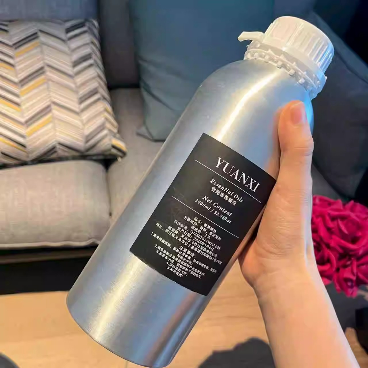 Home Fragrance Diffuser Refills - 1000ml Otel Kokusu Aromaterapi Esansiyel Yağı