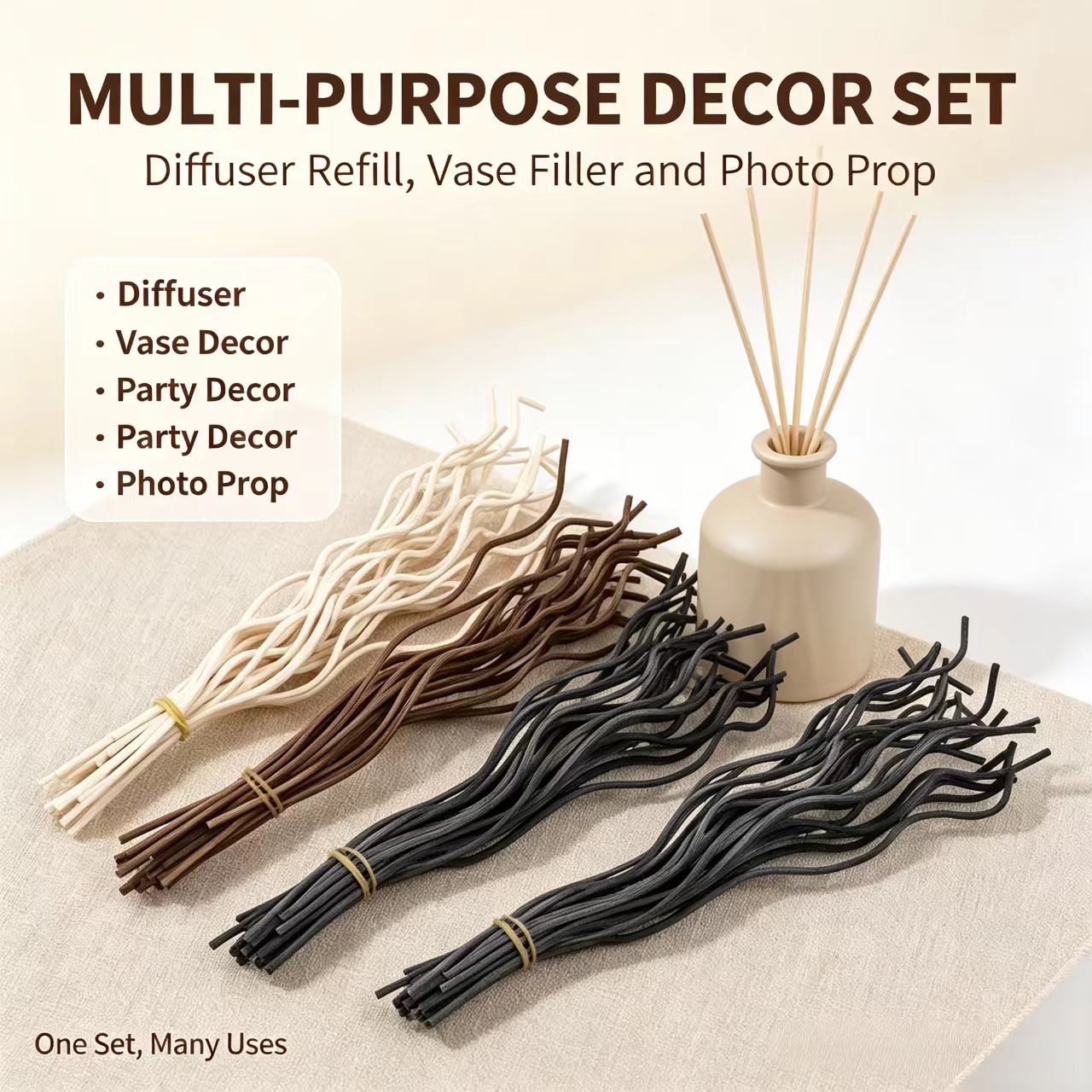 20 adet uzun dalgalı Rattan ka - Home Fragrance Diffuser Refills incelemesi ve fiyatı