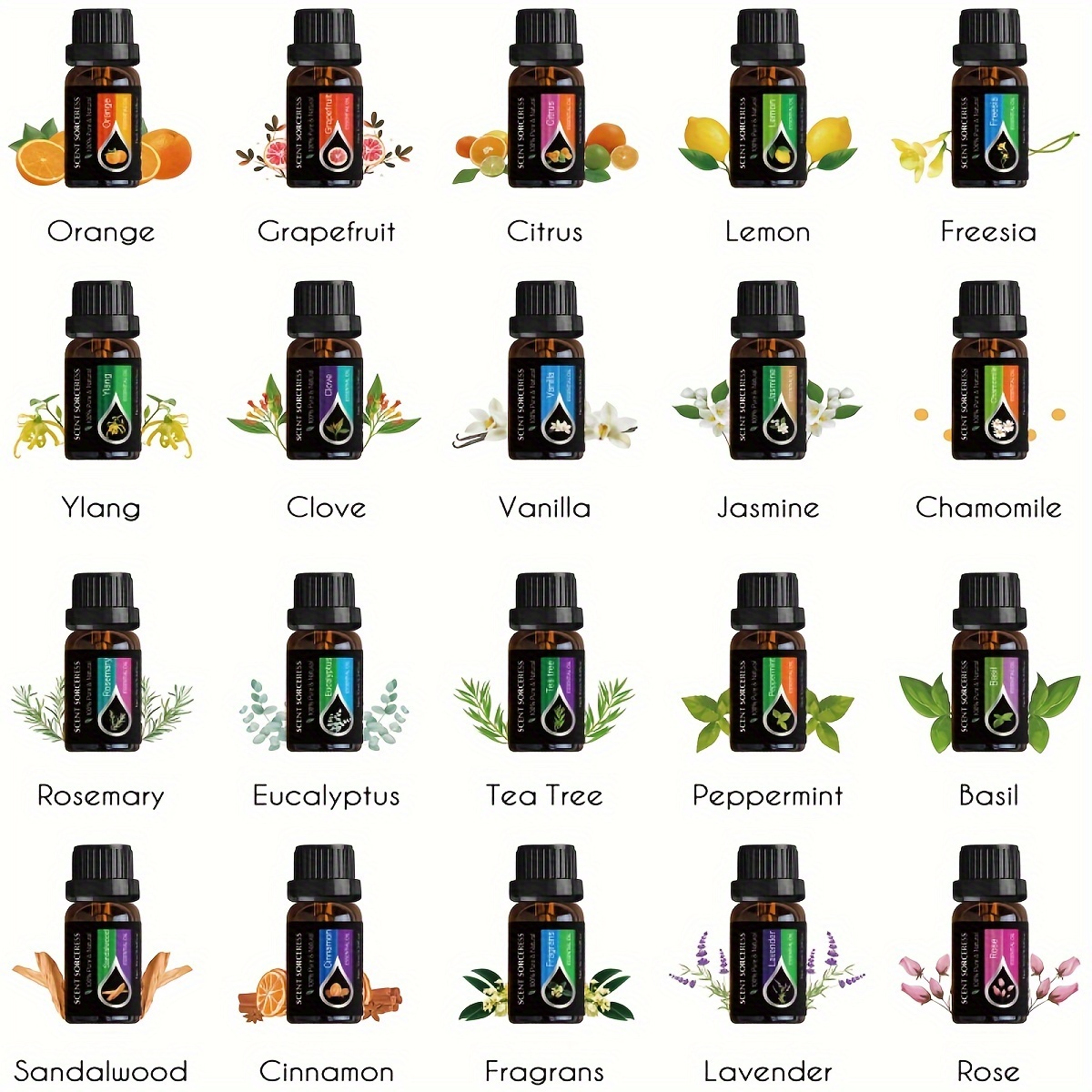 20 adet/takım klasik marka uçu - Fragrance Oil Set incelemesi ve fiyatı