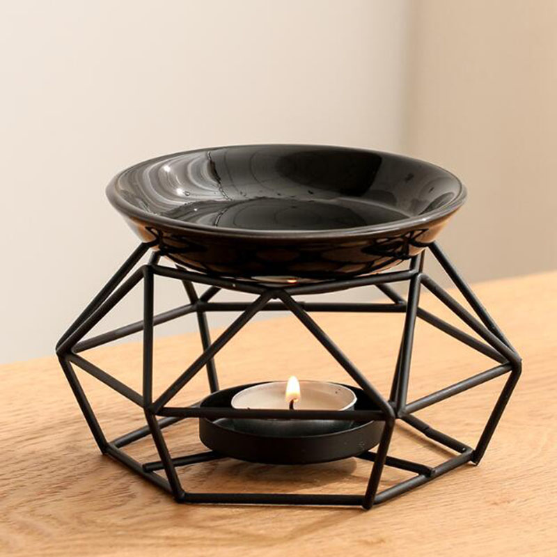 Seramik Kase Demir Raf Siyah R - Home Fragrance Lamp incelemesi ve fiyatı